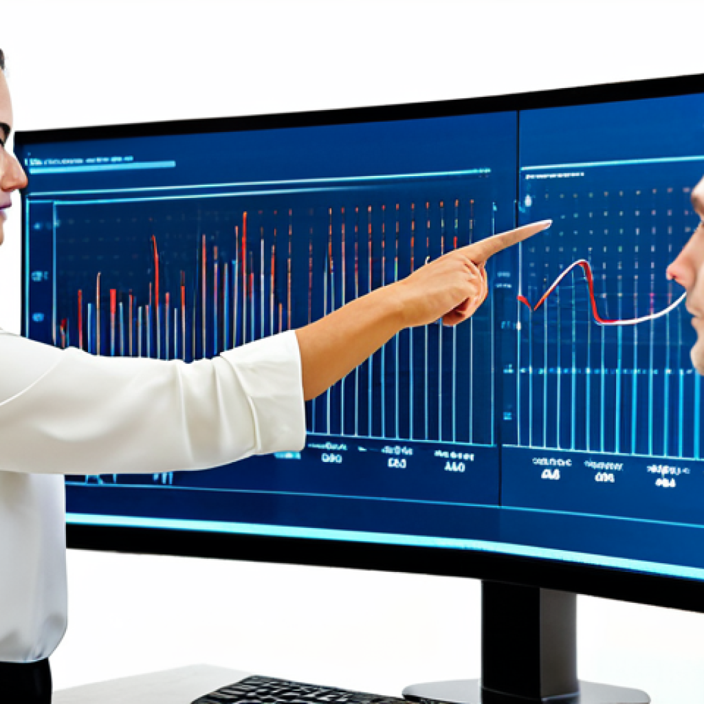 Data Analysis in Action**
"A data analyst, fully clothed in a professional outfit, is examining a complex data visualization on a large monitor in a brightly lit office. The screen displays charts and graphs representing sales trends. She is pointing to a specific data point while discussing findings with a colleague. The atmosphere is collaborative and focused. Perfect anatomy, correct proportions, well-formed hands, safe for work, appropriate content, professional, modest clothing, high quality, natural pose, appropriate attire."
**