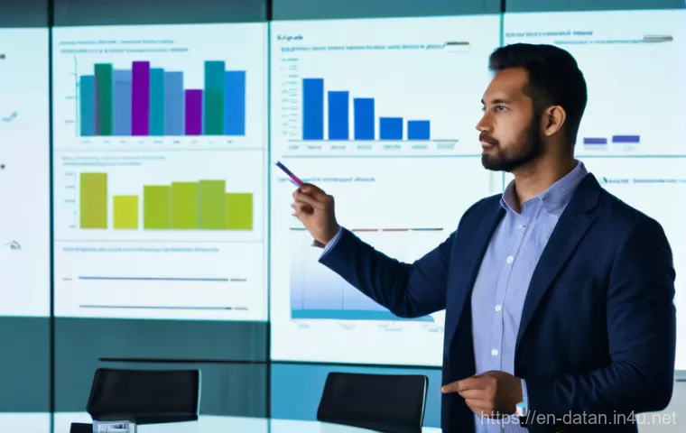 데이터 분석 전문가로서의 성장 전략 - **Prompt:** A focused female data analyst, in her late 20s, wearing a neat business casual outfit co... 데이터 분석 전문가로서의 성장 전략 - **Prompt:** A focused female data analyst, in her late 20s, wearing a neat business casual outfit co...